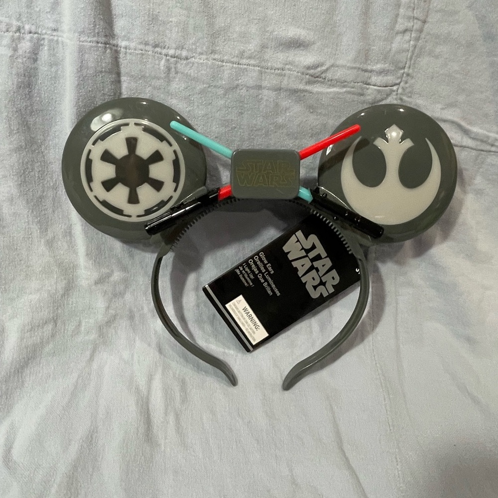 NEW‎ Disney Parks Star Wars Rebel Alliance Galactic Empire Light Up Mickey Ears